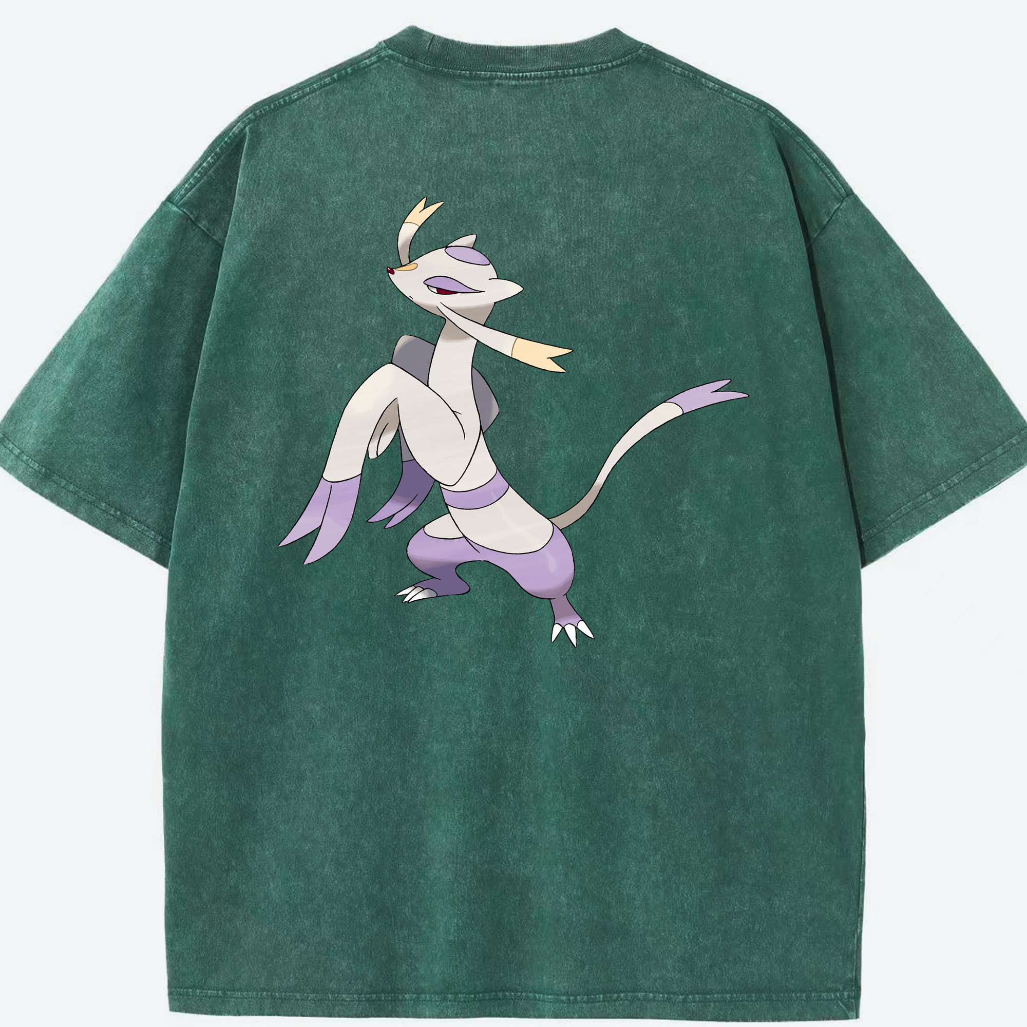 （画像用） ポケットモンスター Pokémon 綿100% ヴィンテージ風 半袖Tシャツ（背面プリント）